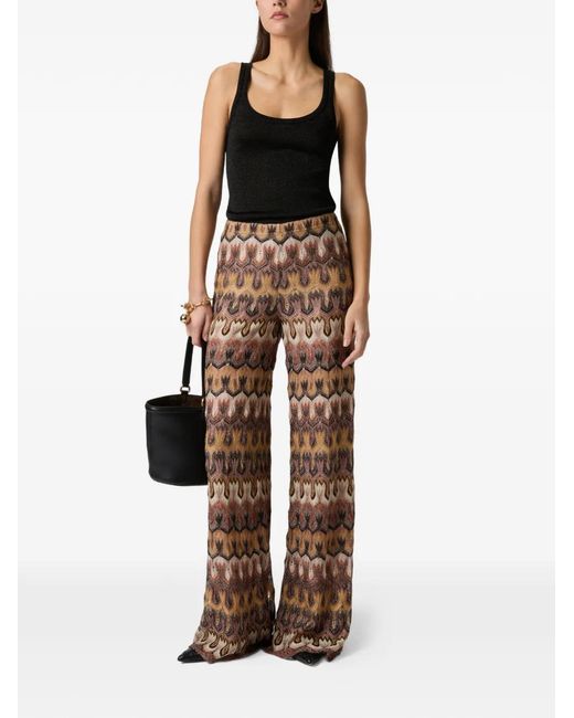 Missoni Natural Patterned Trousers
