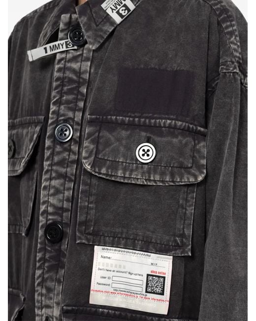 メンズ Maison Mihara Yasuhiro Amateur Sewn シャツ Black