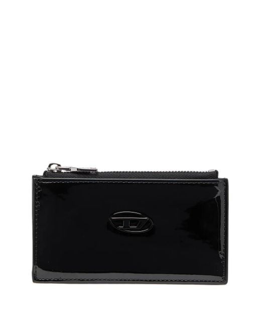 DIESEL Black Play Iii Patent Leather Cardholder