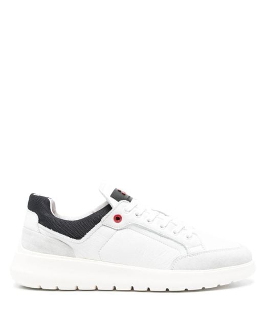 Peuterey White Zamami Leather Sneakers for men