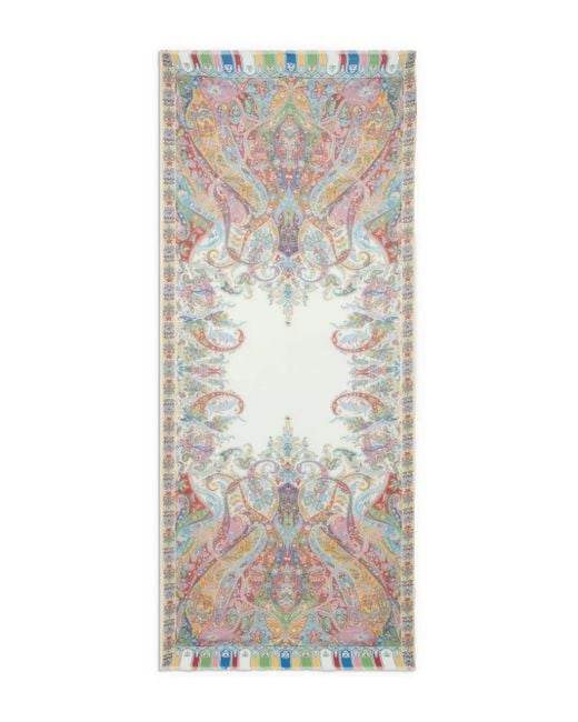 Etro Sjaal Met Print in het Gray