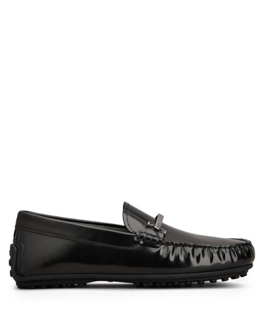 Tod's Black City Gommino Loafers for men