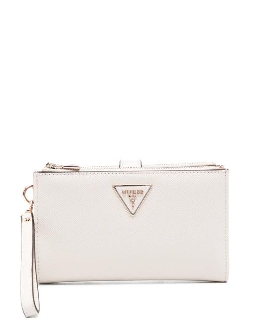 Guess Natural Logo-Plaque Wallet