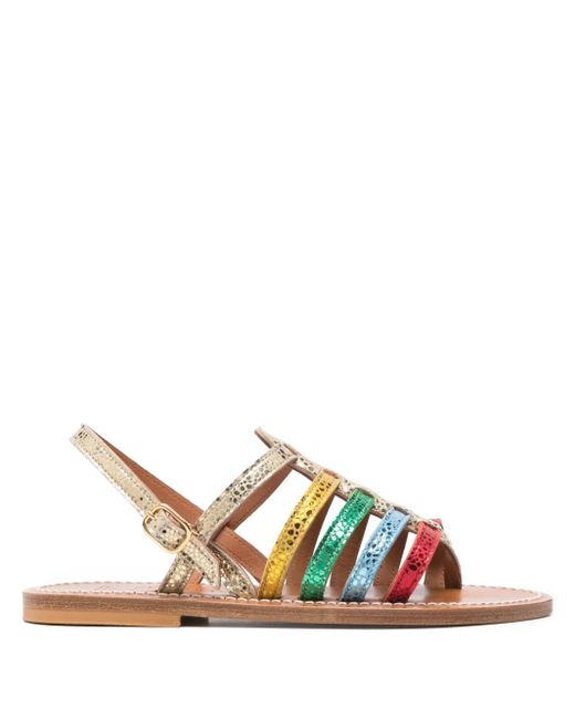 K. Jacques White Homere Sandalen