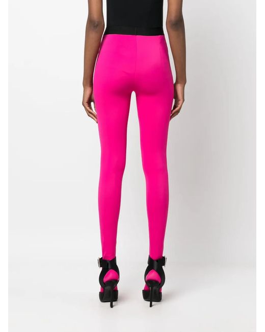 Tom Ford Pink Glossy Jersey leggings