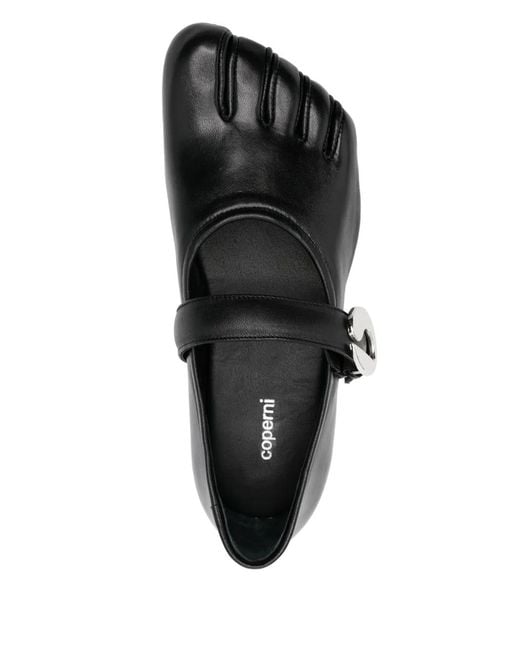 Coperni Black Five-Toe Ballet Flats