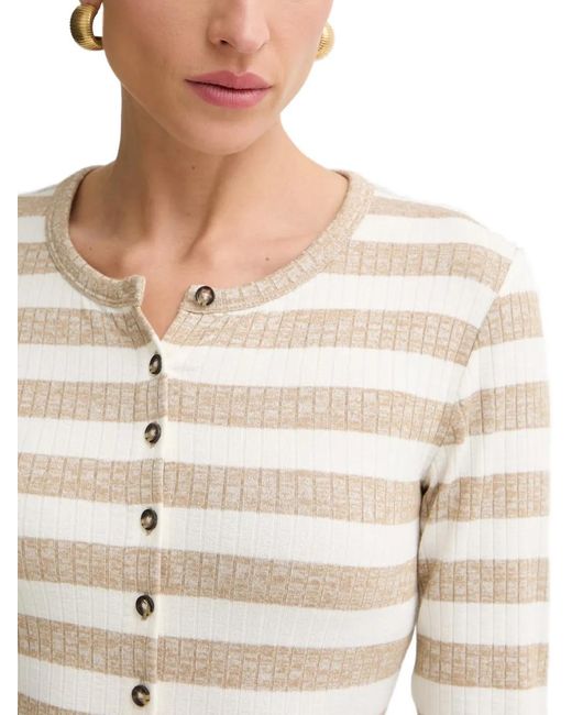 Rag & Bone Gestreept Geribbeld Vest in het White