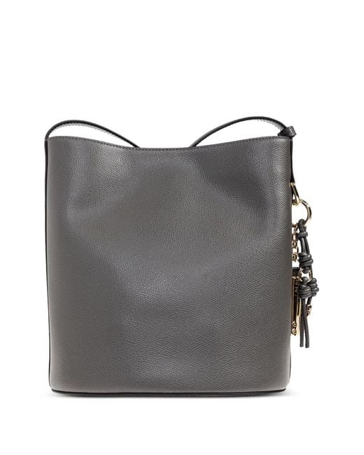 Furla Gray Small Roxie Charm Shoulder Bag