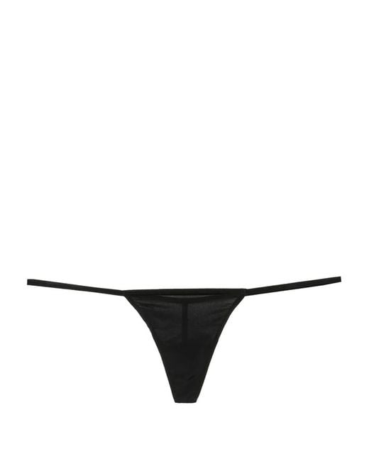 Maison Close Black Les Invisibles Micro Thong