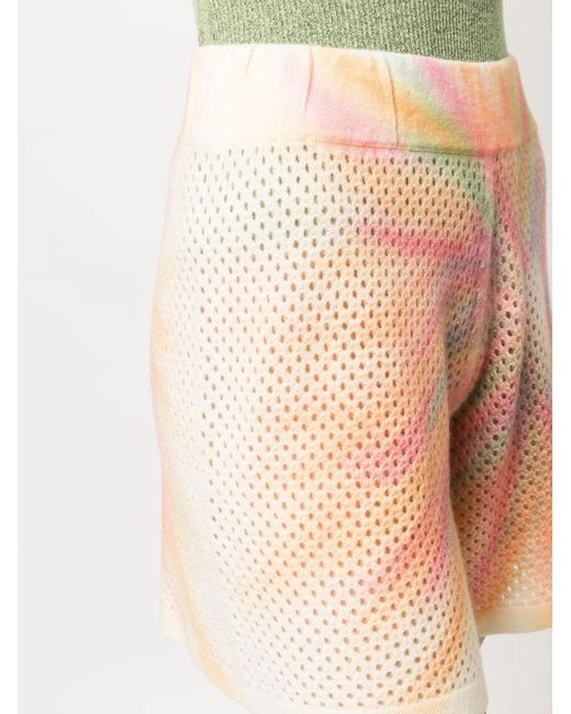 Canessa Pink Cashmere Knitted Shorts