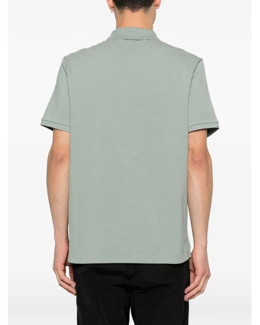 Polo Everett Con Logo di Moose Knuckles in Green da Uomo