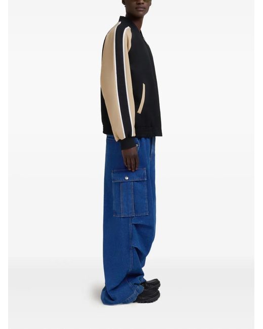 Marni Black Panelled Bomber Jacket for men