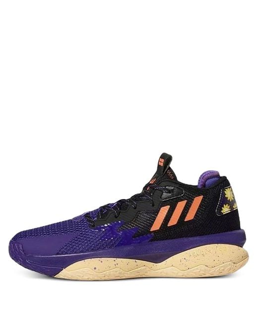Adidas Blue Dame 8 Basketball Sneakers for men