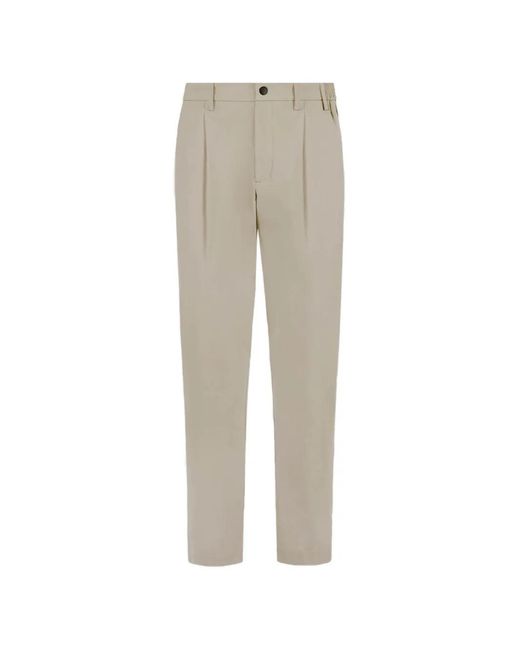 People Of Shibuya Natural Pantalon Kobra Pm931 Stretch À Design Plissé for men