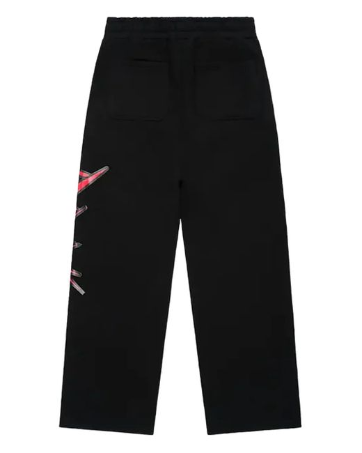 RTA Black Cameron Track Pants for men