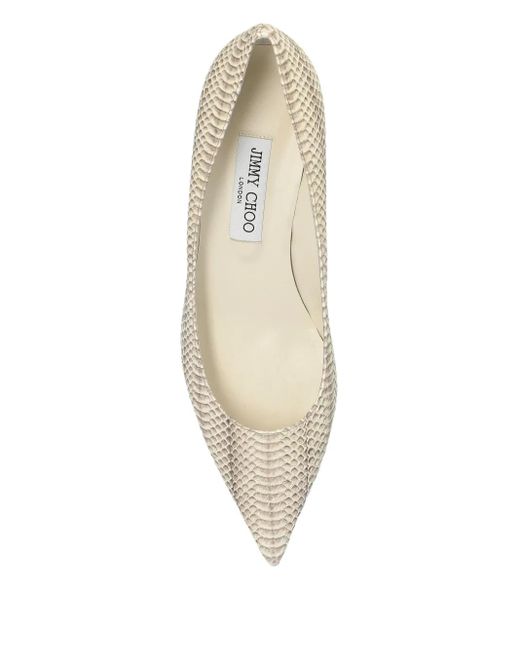 Escarpins Amelia 40 Mm À Bout Pointu Jimmy Choo en coloris Natural