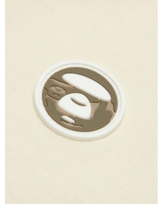 Aape By A Bathing Ape Natural Logo-Patch T-Shirt for men