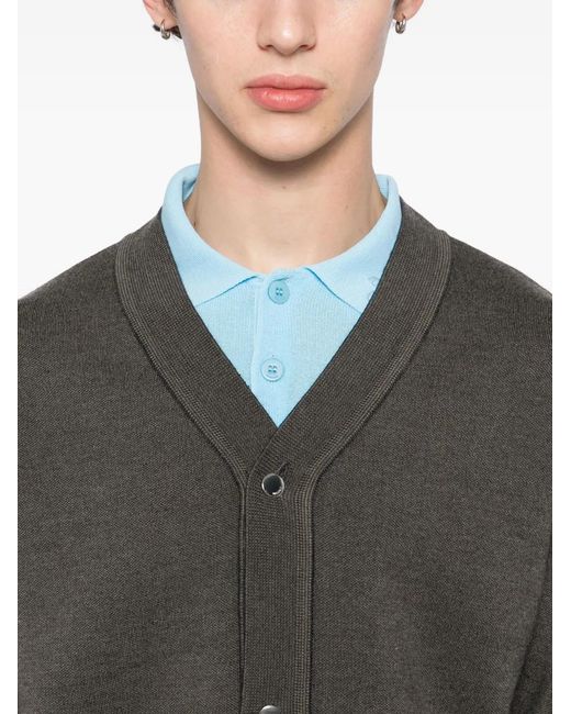 Jacquemus Black Buttoned Cardigan for men