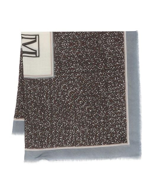 Marc O' Polo Gray Frayed Scarf