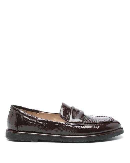 Pomme D ́Or Leren Loafers in het Black