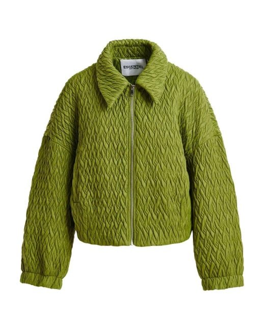 Bomber Trapuntato di Essentiel Antwerp in Green