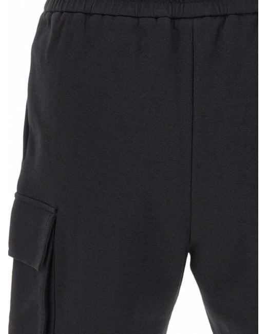 Diktat Blue Drawstring Cargo Shorts for men