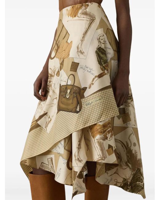 Ralph Lauren Natural Midi Skirts