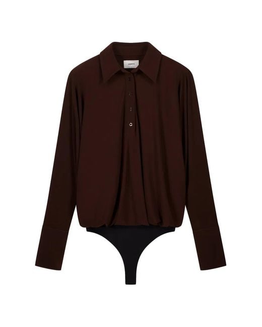 Coperni Brown Body À Design Drapé