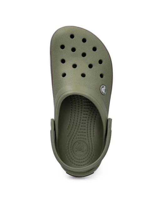 CROCSTM Green Crocband Sling-Back Clogs