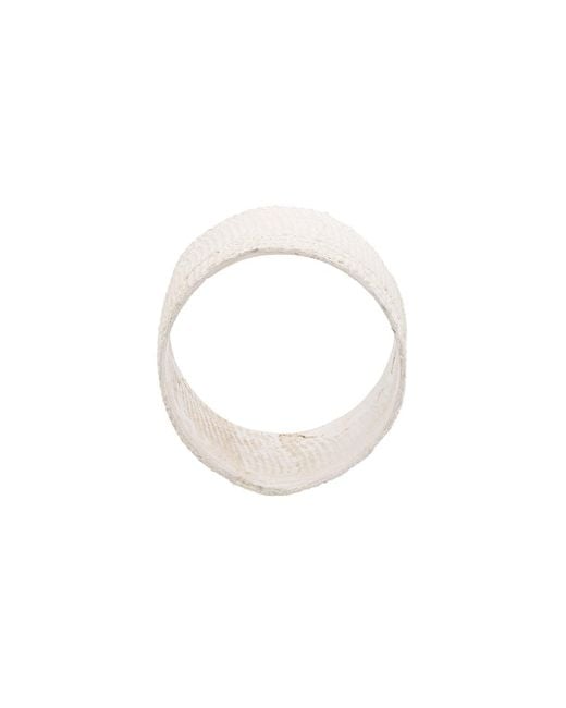 Detaj White Bandage Ring