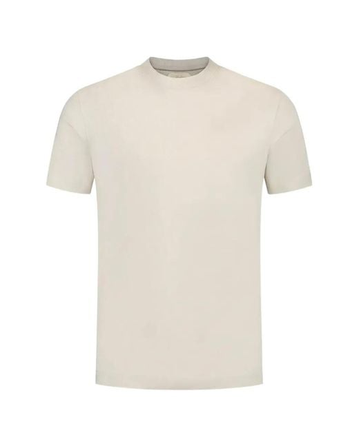 Aurélien White Logo-Embroidered T-Shirt