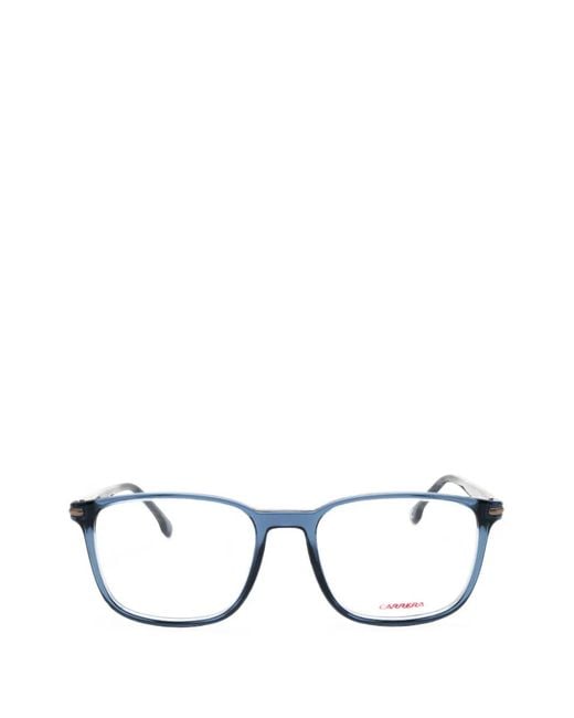Carrera Square-Frame Glasses in het Blue voor heren