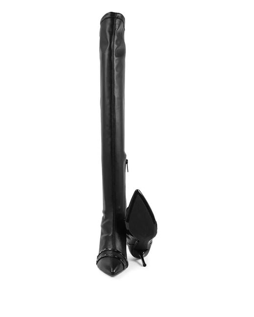 Karl Lagerfeld Black 90Mm Sarabande Over-The-Knee Boots