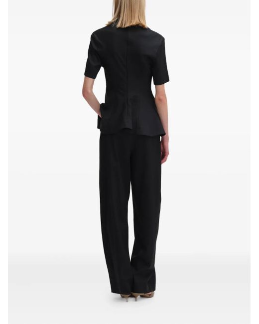 Remain Gray Cocoon Wide-Leg Trousers