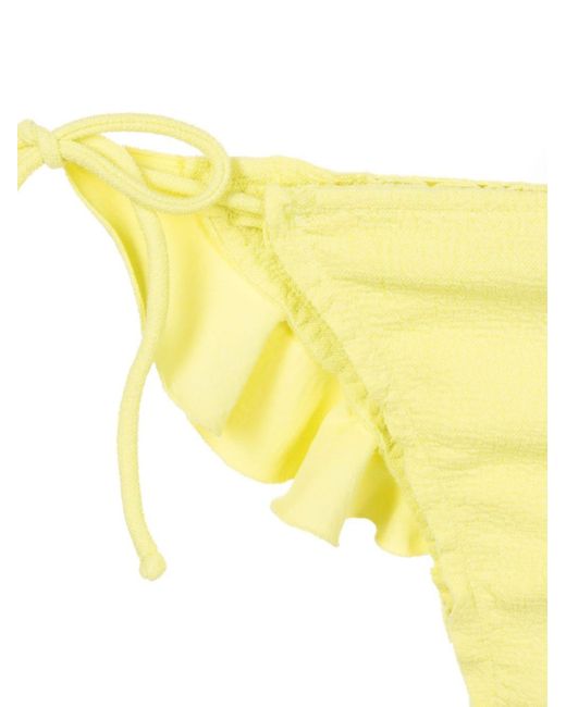 Bas de bikini Malgosia à volants Clube Bossa en coloris Yellow