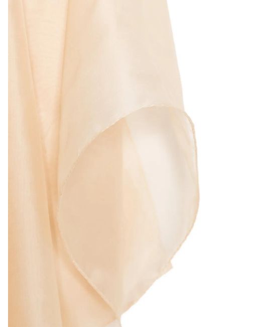 Lady Anne White Rectangular-Shape Scarf