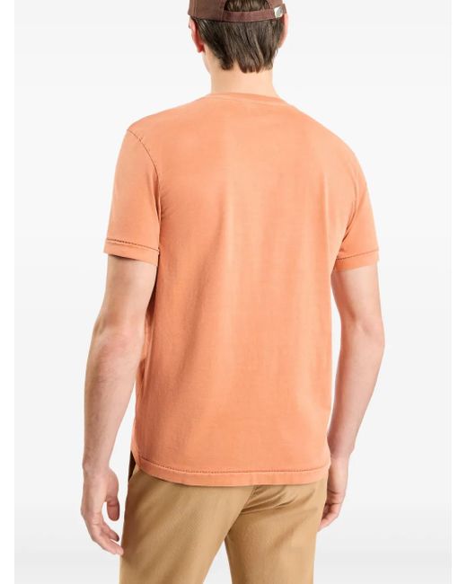 メンズ Fay コットン Tシャツ Orange