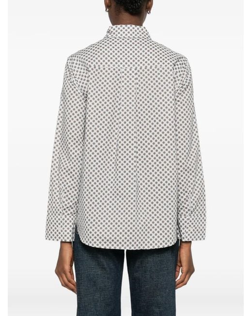 Camisa Con Motivo Marc O' Polo de color White