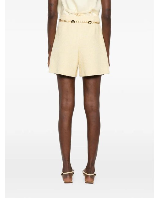 Maje Natural Tweed Shorts