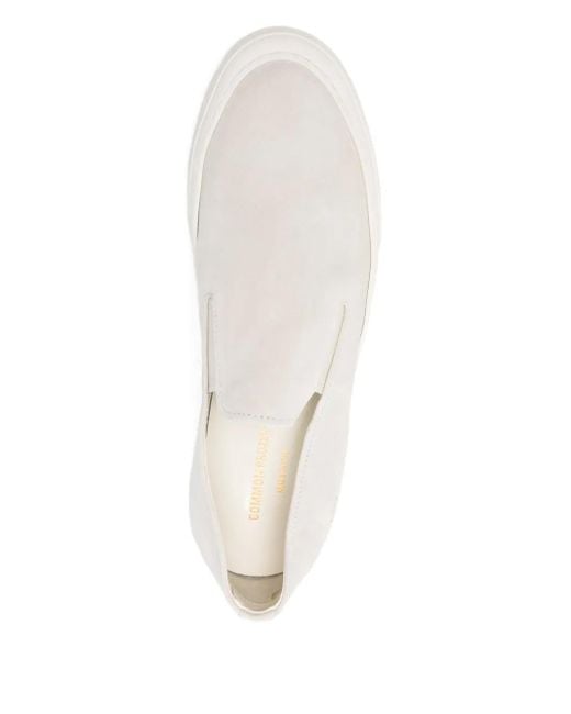 Common Projects Slip-On-Sneakers aus Wildleder in White für Herren