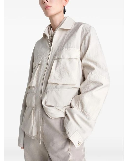 Lemaire White 3D Pocket Jacket for men