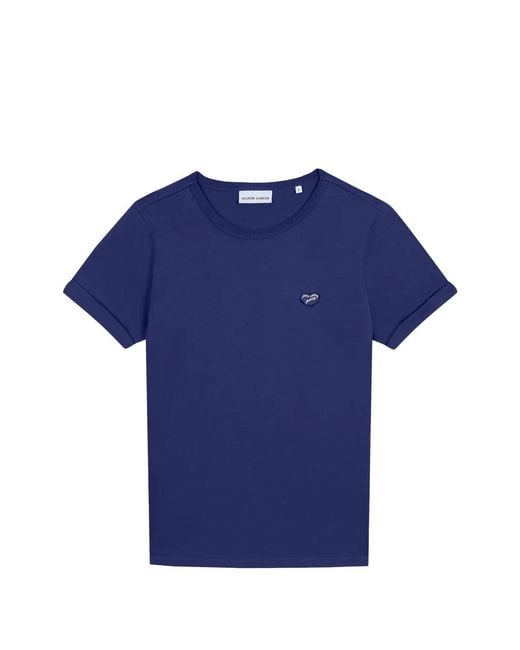 Maison Labiche Blue Crew-Neck T-Shirt