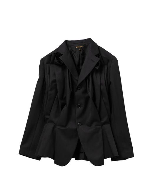 Comme des Garçons Black Pleated Jacket