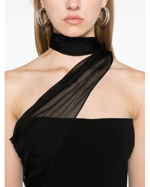 MANURI Black Elsa Maxi Dress