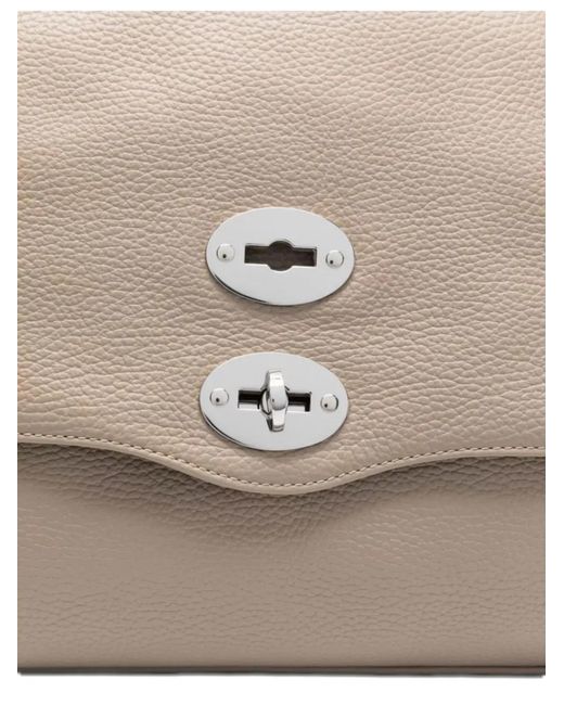 Zanellato Natural Baby Postina Leather Top Bag
