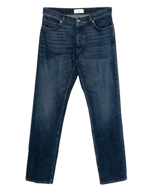 Lardini Blue Straight-Leg Jeans for men