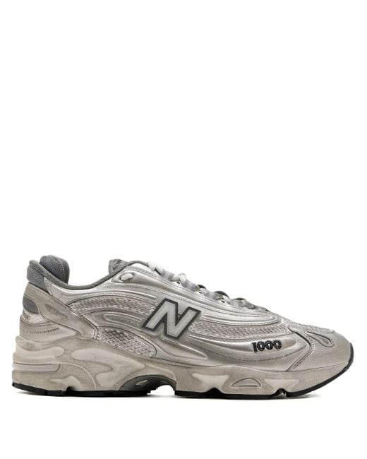 New Balance 1000 Sneakers im Metallic-Look in Gray für Herren