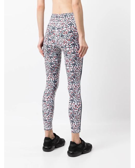 Leggings Capri A Fiori di The Upside in Blue