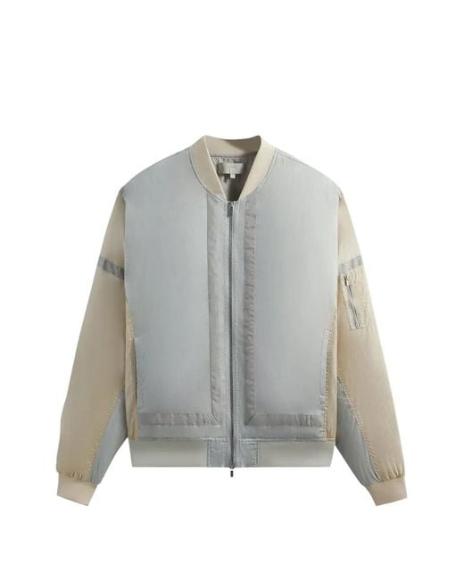 Kith Gray Washed Bomber Jacket for men