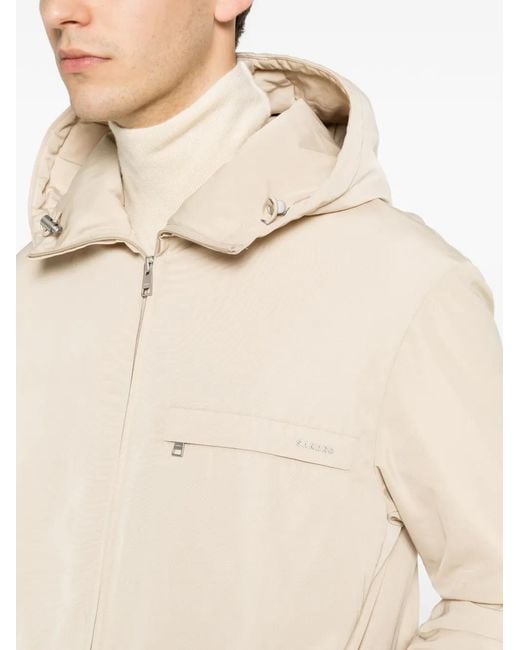 Sandro Natural Logo-Detail Zip-Up Jacket for men